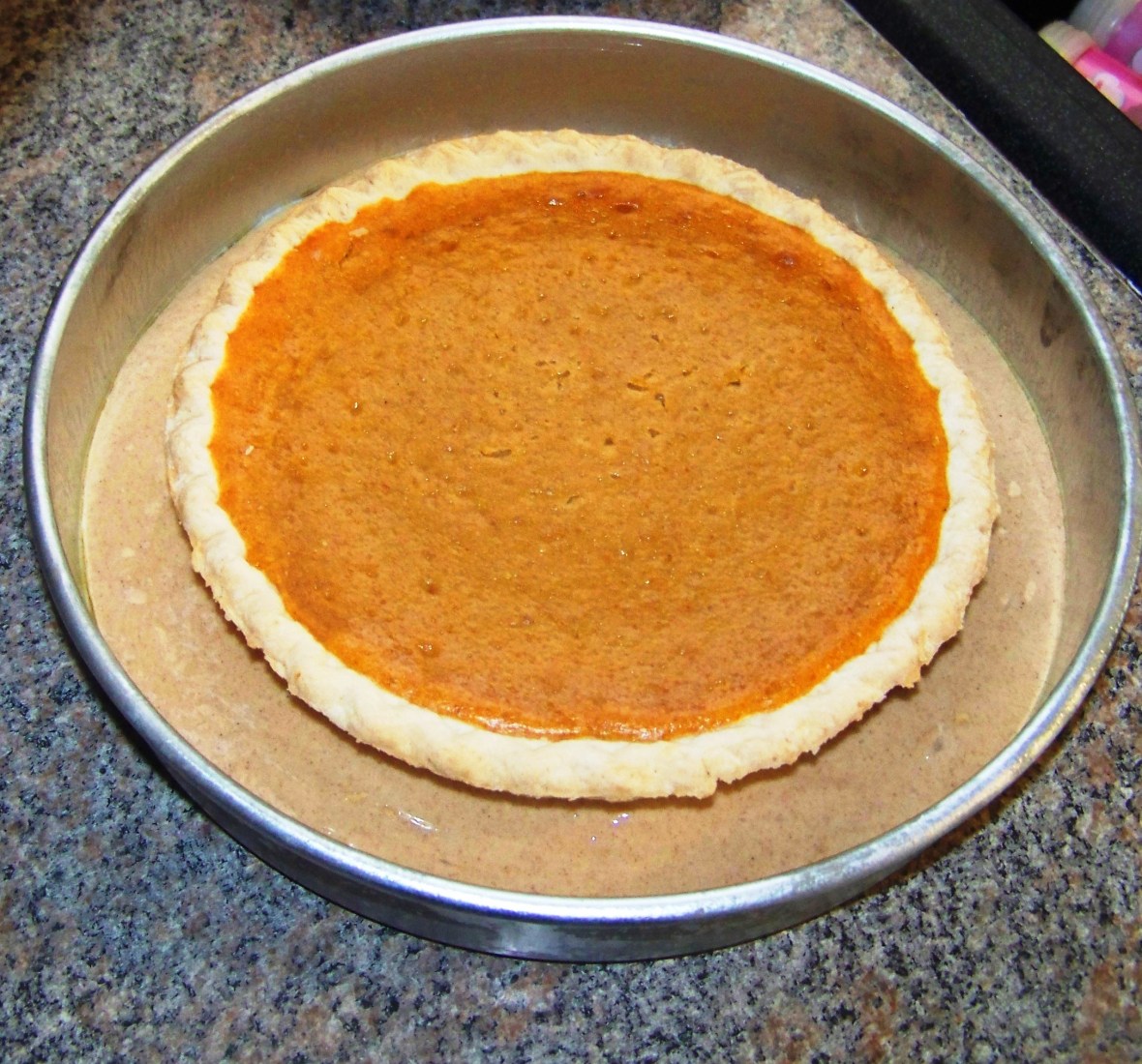 pumpkin pie in the spice cake